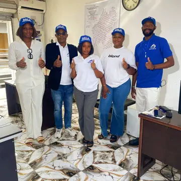 The Dala Real Estate team at the Asaba office
